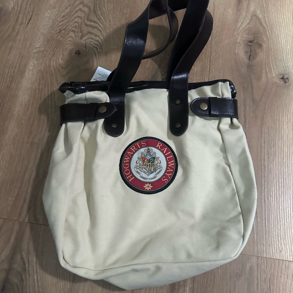 Harry Potter Universal Cream and Brown Tote Bag